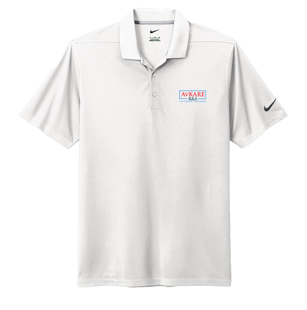 Combo Men's Nike Dri-Fit Micro Pique Polo White