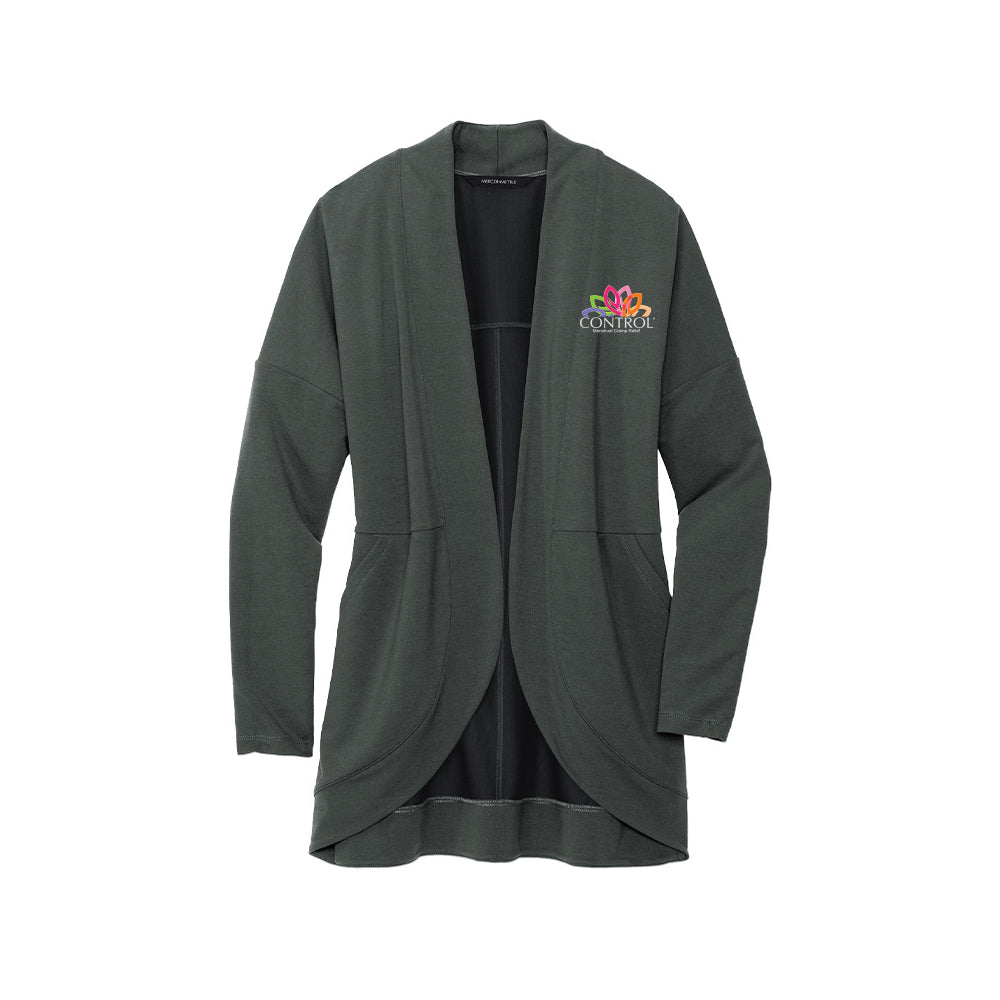 Control Cramps Mercer+Mettle® Women’s Stretch Open-Front Cardigan