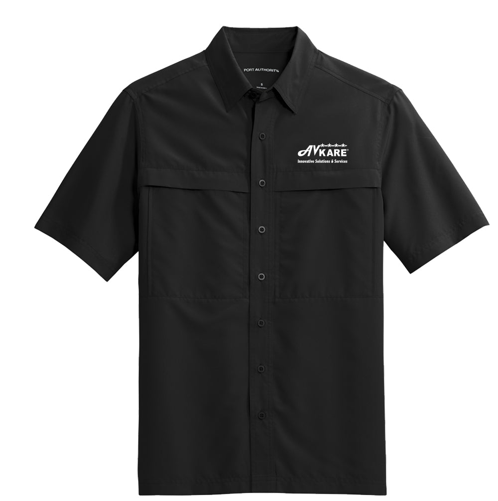 Avkare Men's Short Sleeve UV Daybreak Shirt