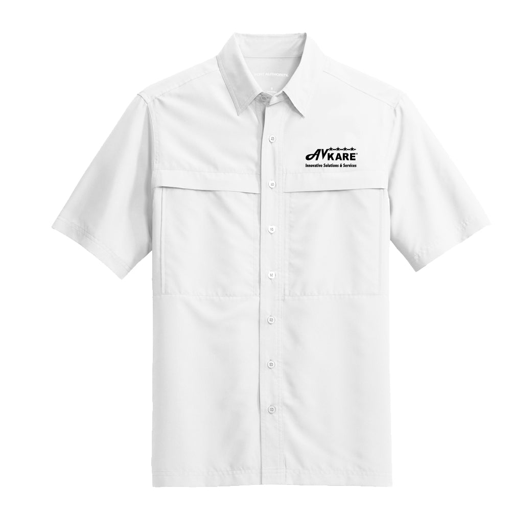 Avkare Men's Short Sleeve UV Daybreak Shirt