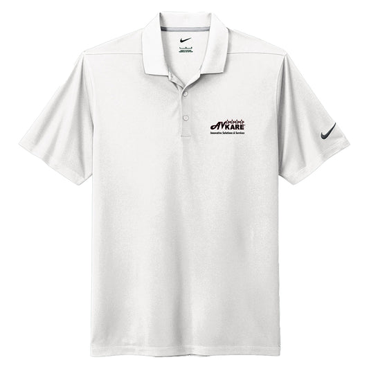 AvKARE Men's Nike Dri-Fit Micro Pique Polo White