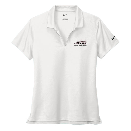 AvKARE Ladies Nike Dri-FIT Micro Pique White