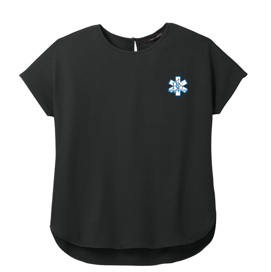 EMS Ladies Stretch Crepe Crew