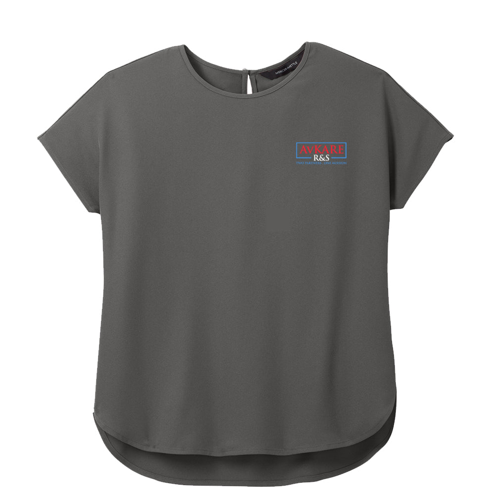 Combo Logo Ladies Stretch Crepe Crew