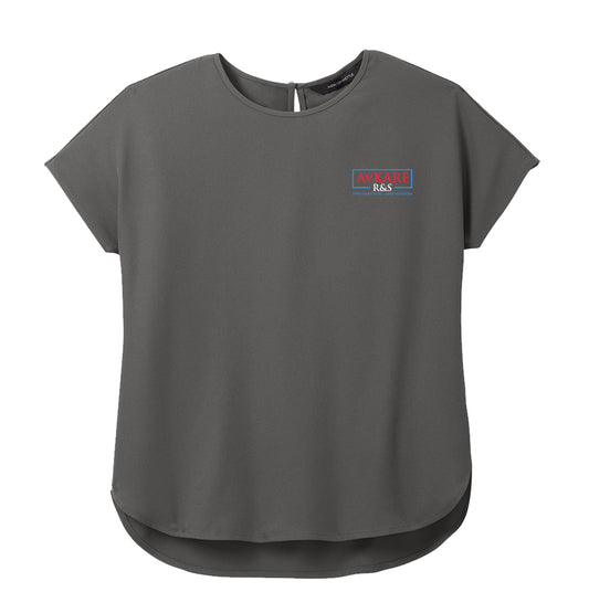 Combo Logo Ladies Stretch Crepe Crew