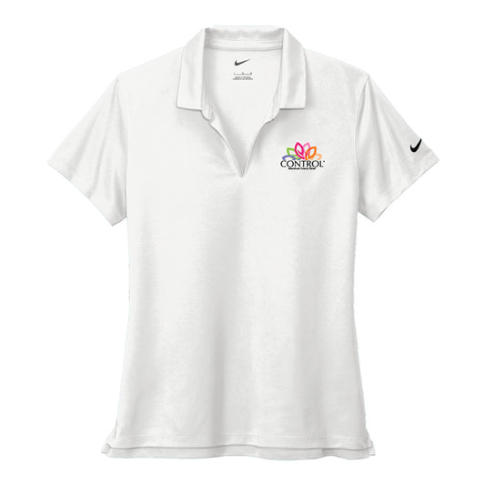 Control Cramps Ladies Nike Dri-FIT Micro Pique White