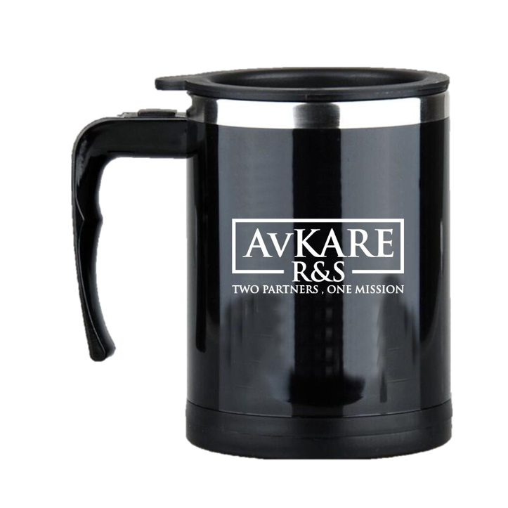 AvKARE/R&S Combo Travel Self Stirring Coffee Mug